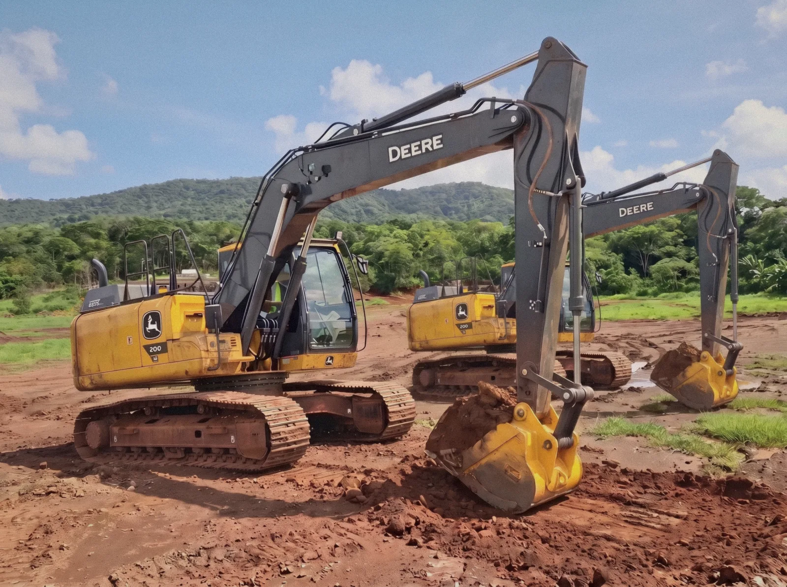 Dos excavadoras