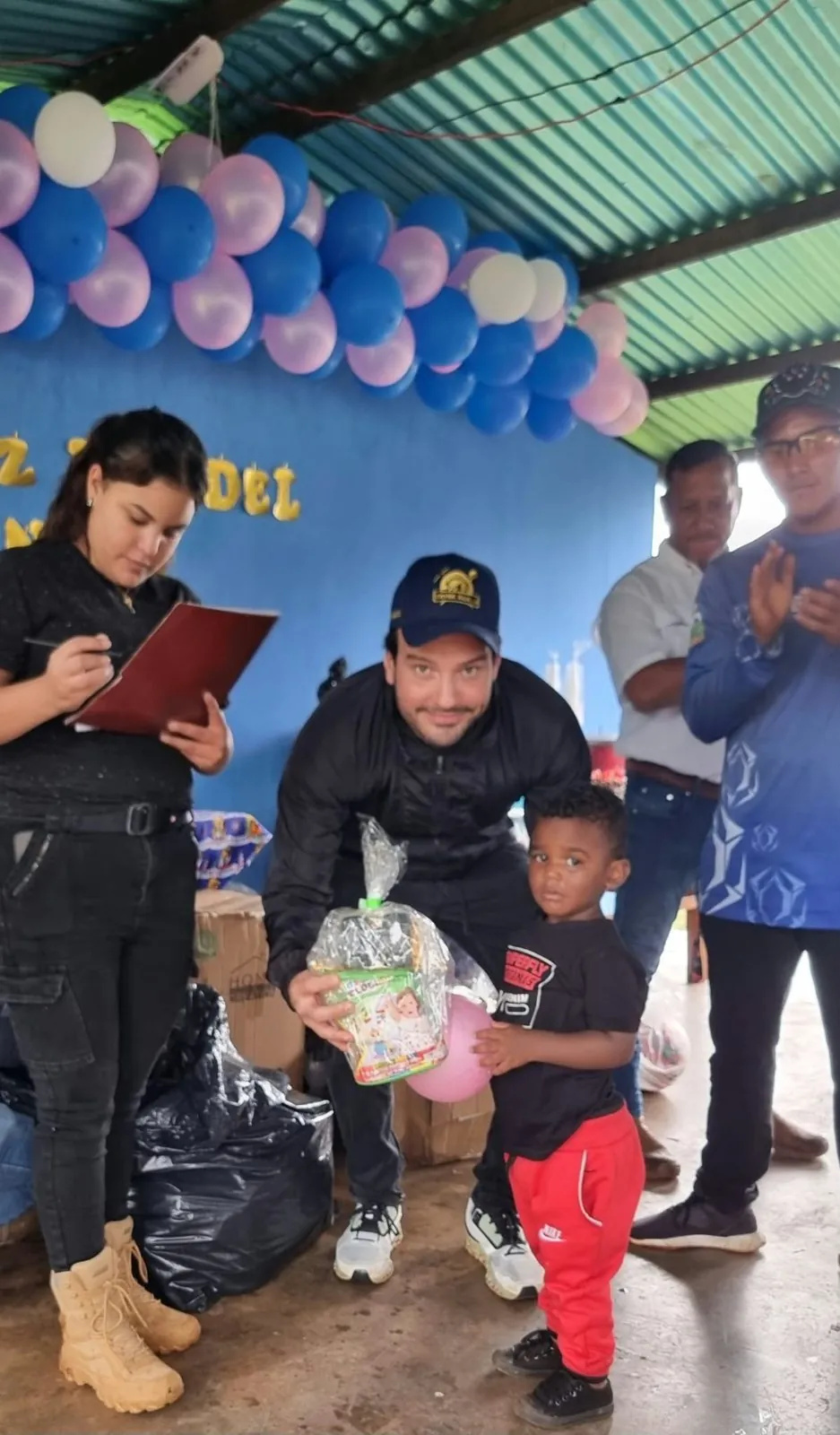 Labores sociales en el Día del Niño